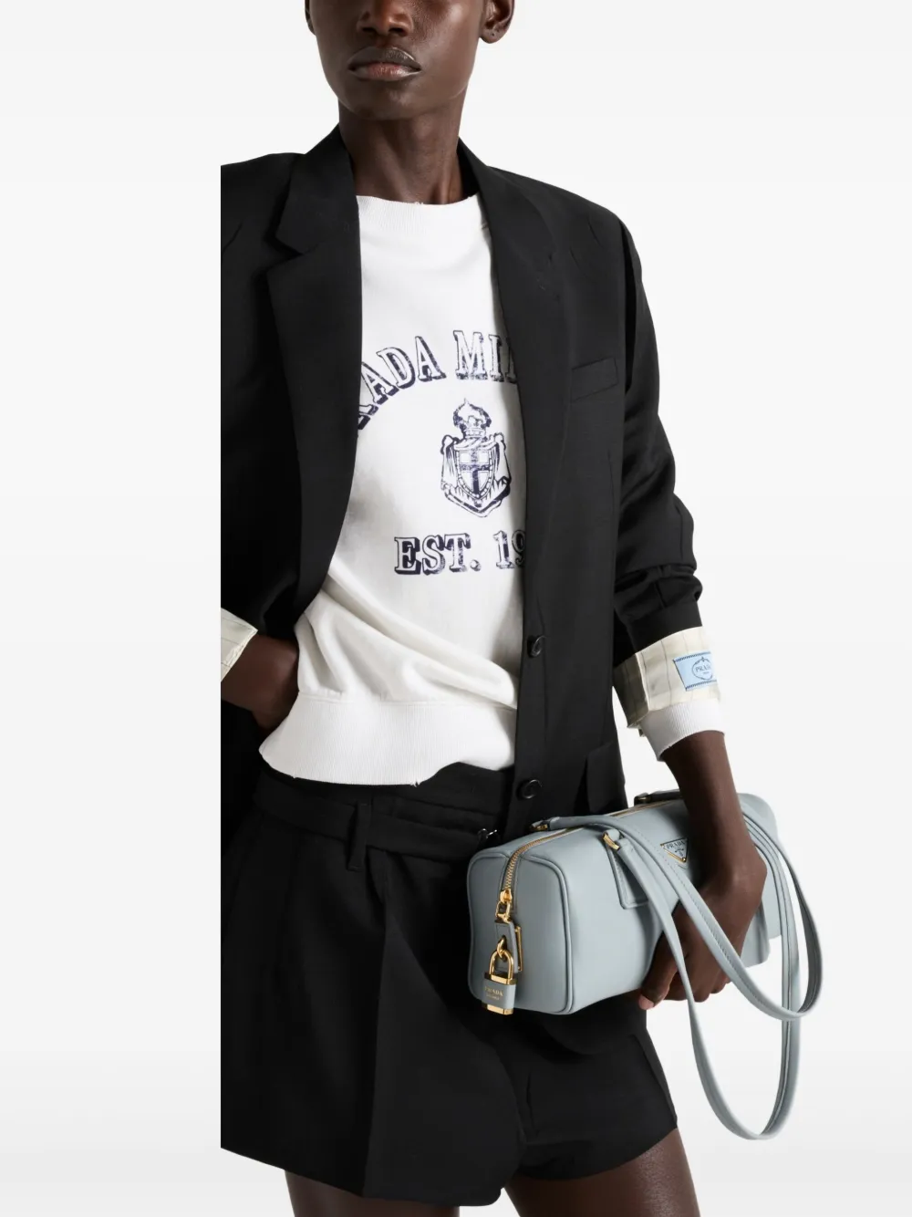 Prada Shorts met riem Zwart