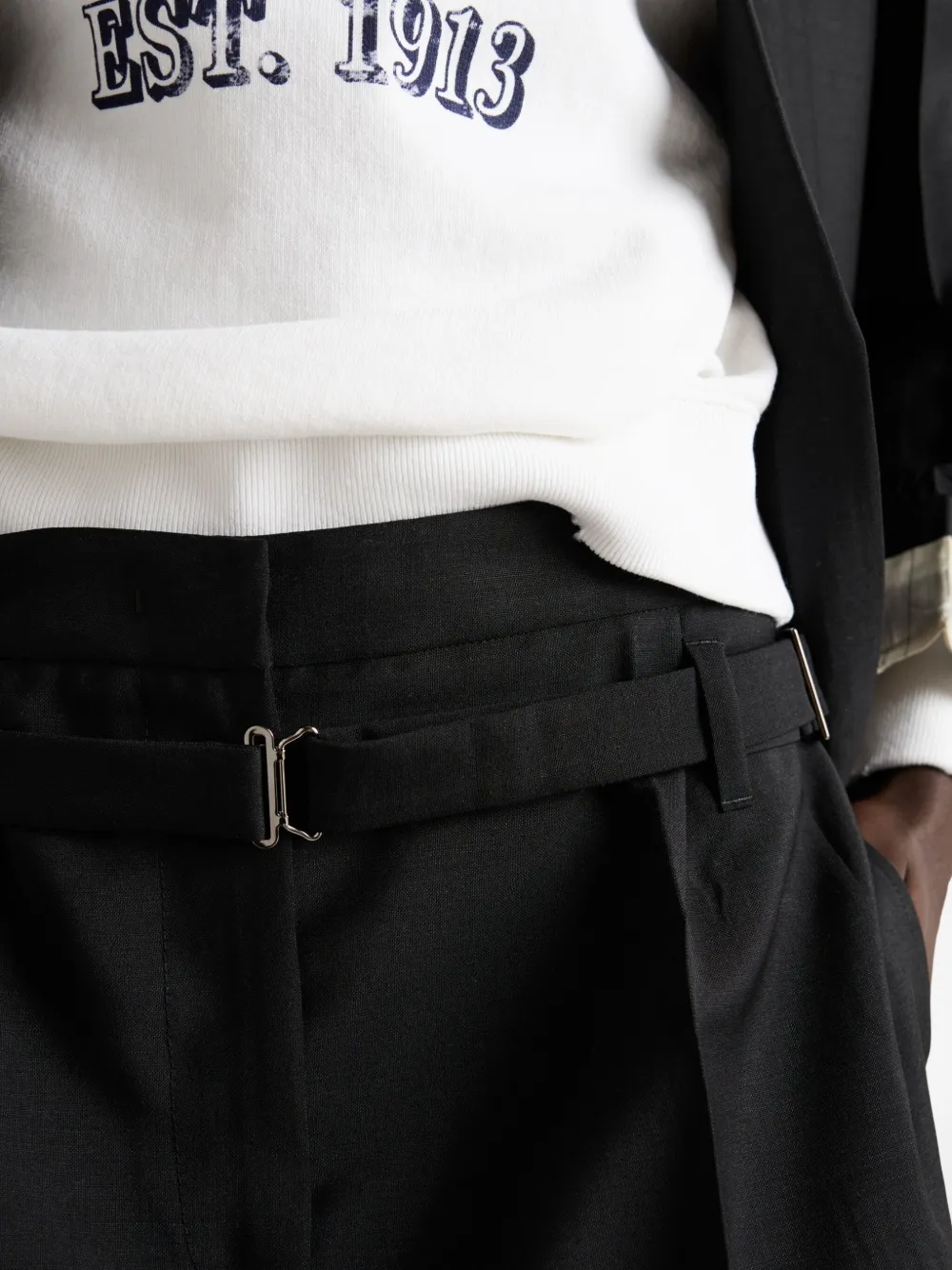 Prada Shorts met riem Zwart