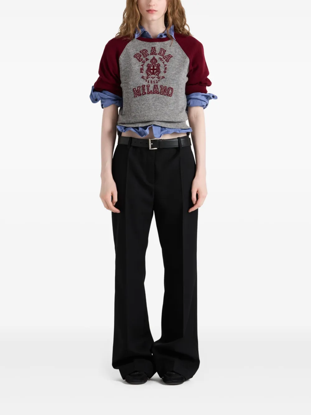 Prada Gabardine broek - Zwart