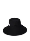 Miu Miu Drill wide-brim bucket hat - Black