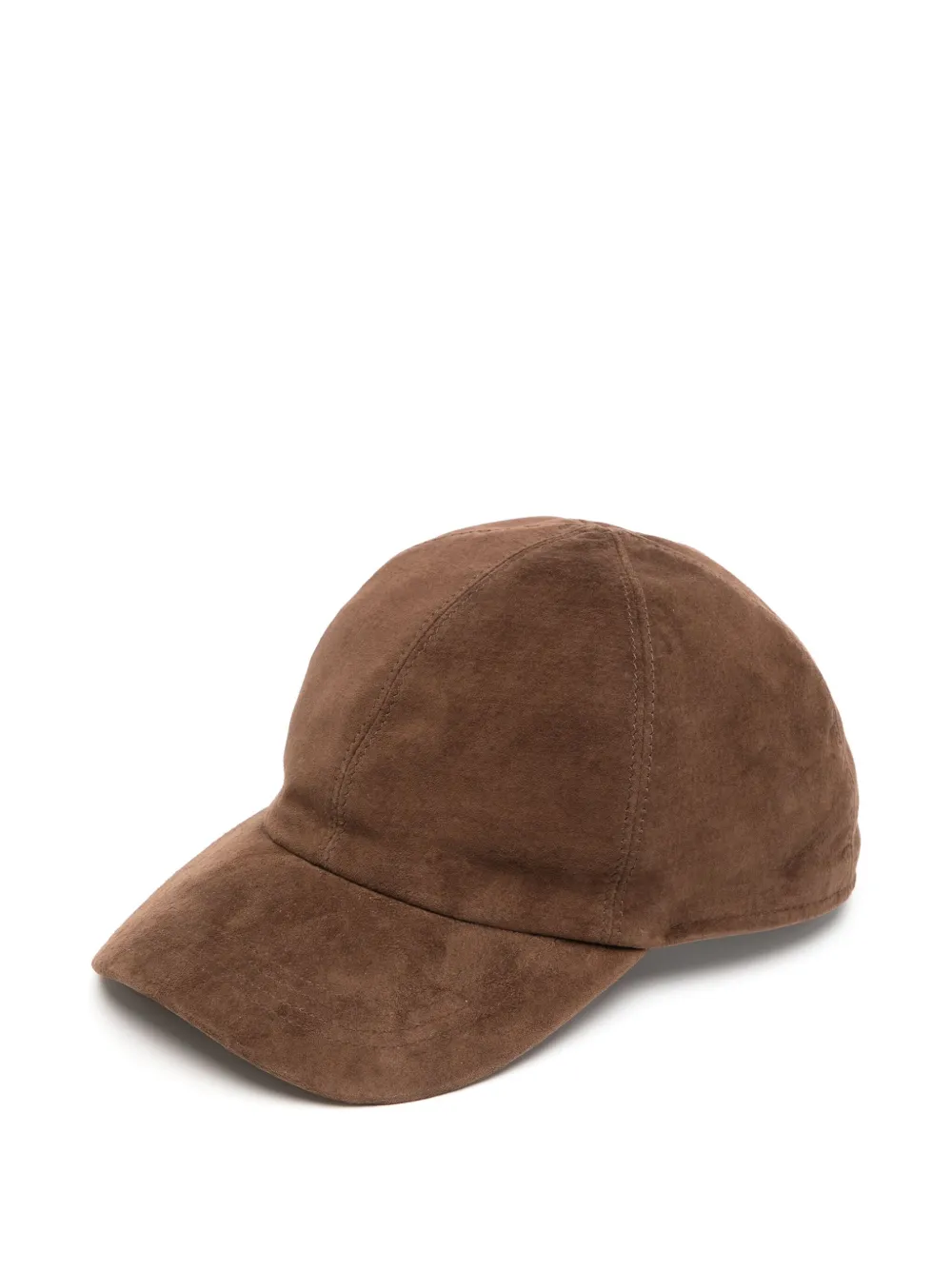 N.Peal casquette en daim | marron | Image 1