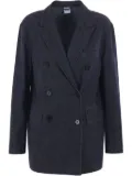 ASPESI double-breasted denim blazer - Blue