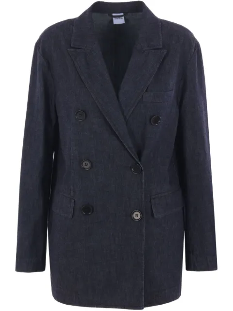 ASPESI double-breasted denim blazer