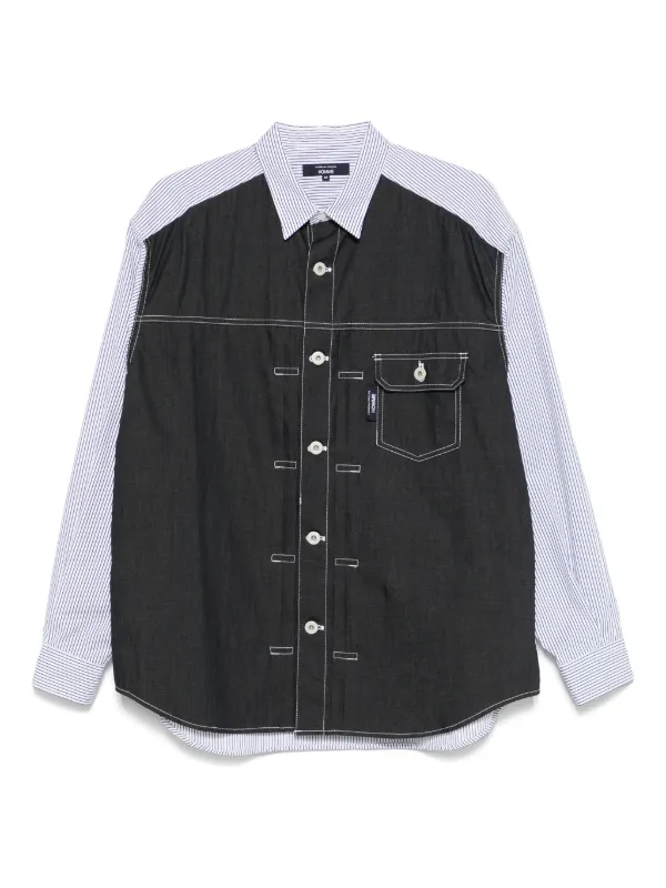 Comme Des Garçons Homme ストライプ シャツ | ブルー | FARFETCH JP