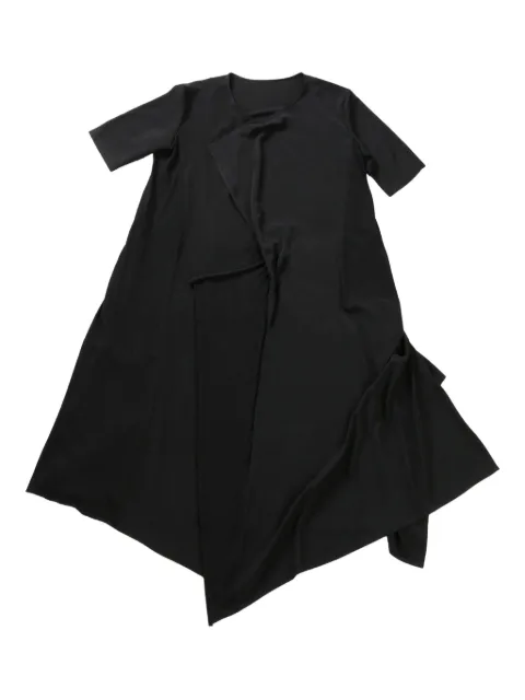 Yohji Yamamoto asymmetric midi dress FPD64800 - 0