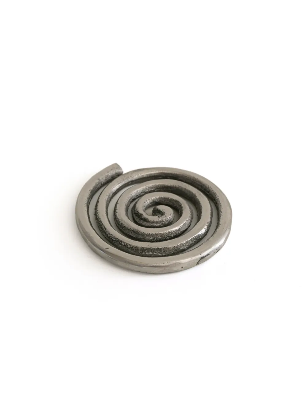Sophie Lou Jacobsen Spiral Coasters (set Of Four) In Gray