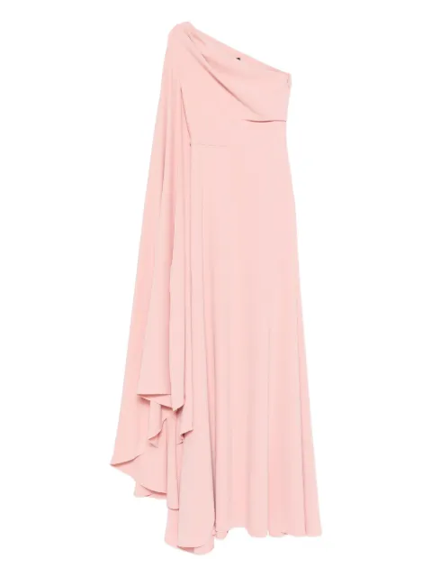 Solace London Yazmin one-shoulder ruffled maxi dress