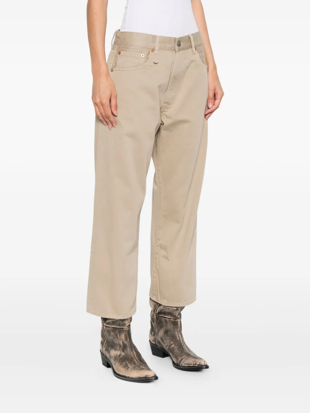 R13 X-Bf bootcut jeans Beige