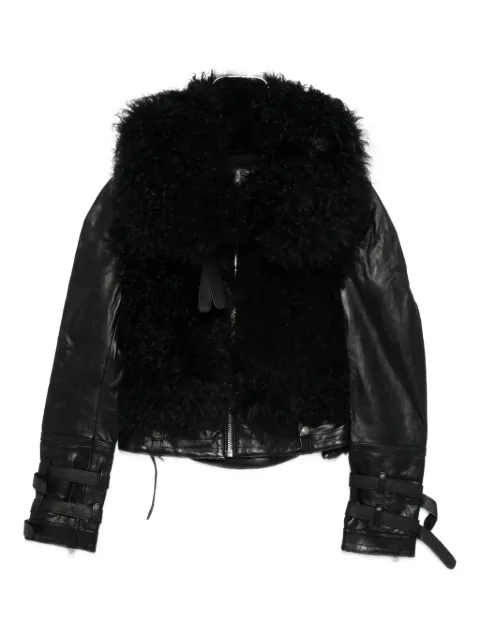 R13 faux fur jacket