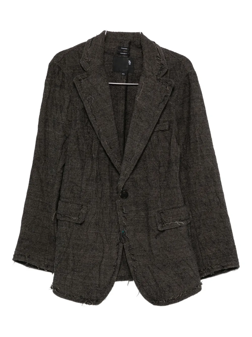 R13 Blazer met enkele rij knopen Grijs