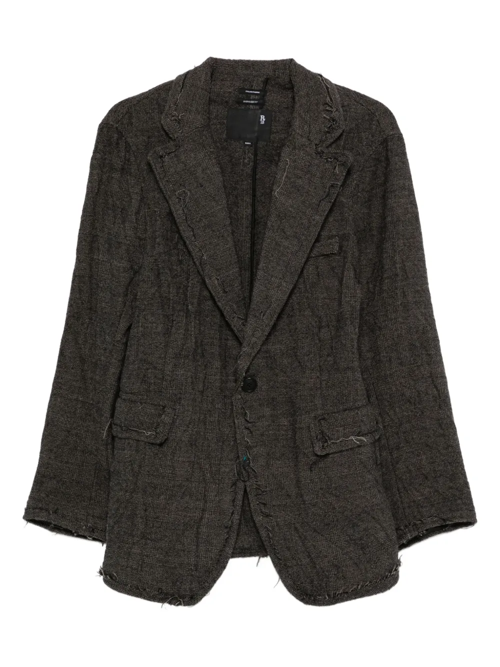 R13 Blazer met enkele rij knopen Grijs