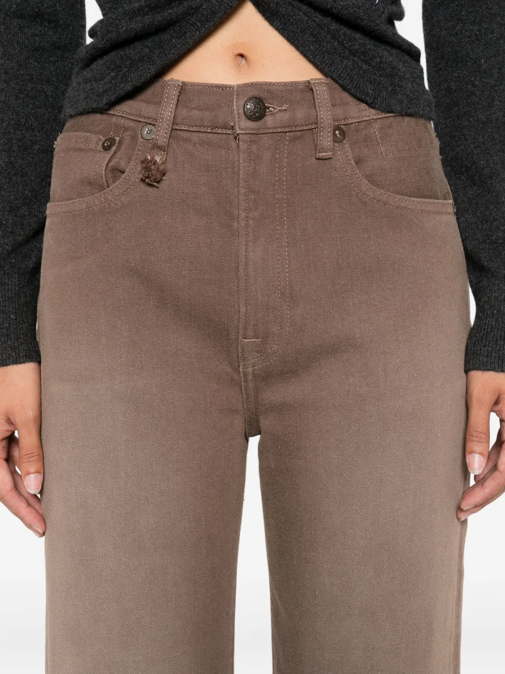 R13 Charlotte jeans Bruin