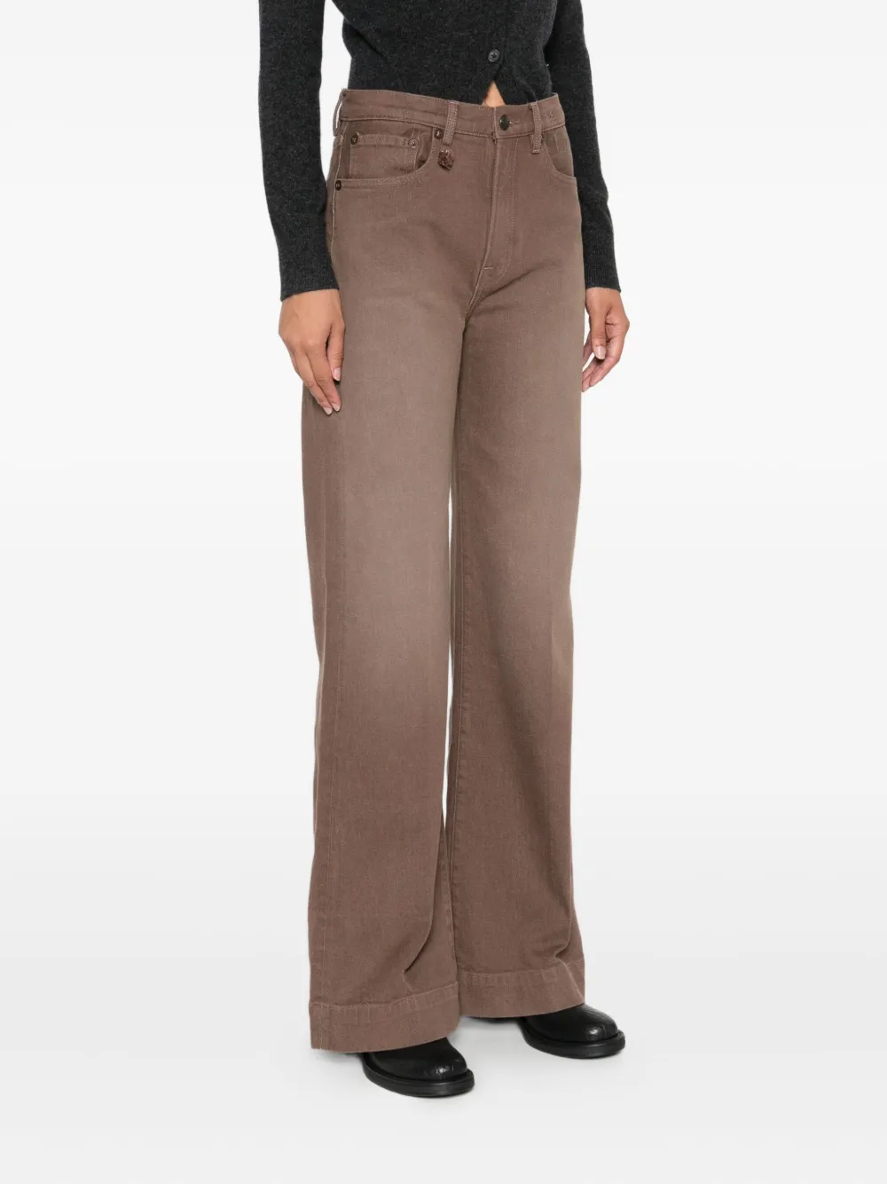 R13 Charlotte jeans Bruin