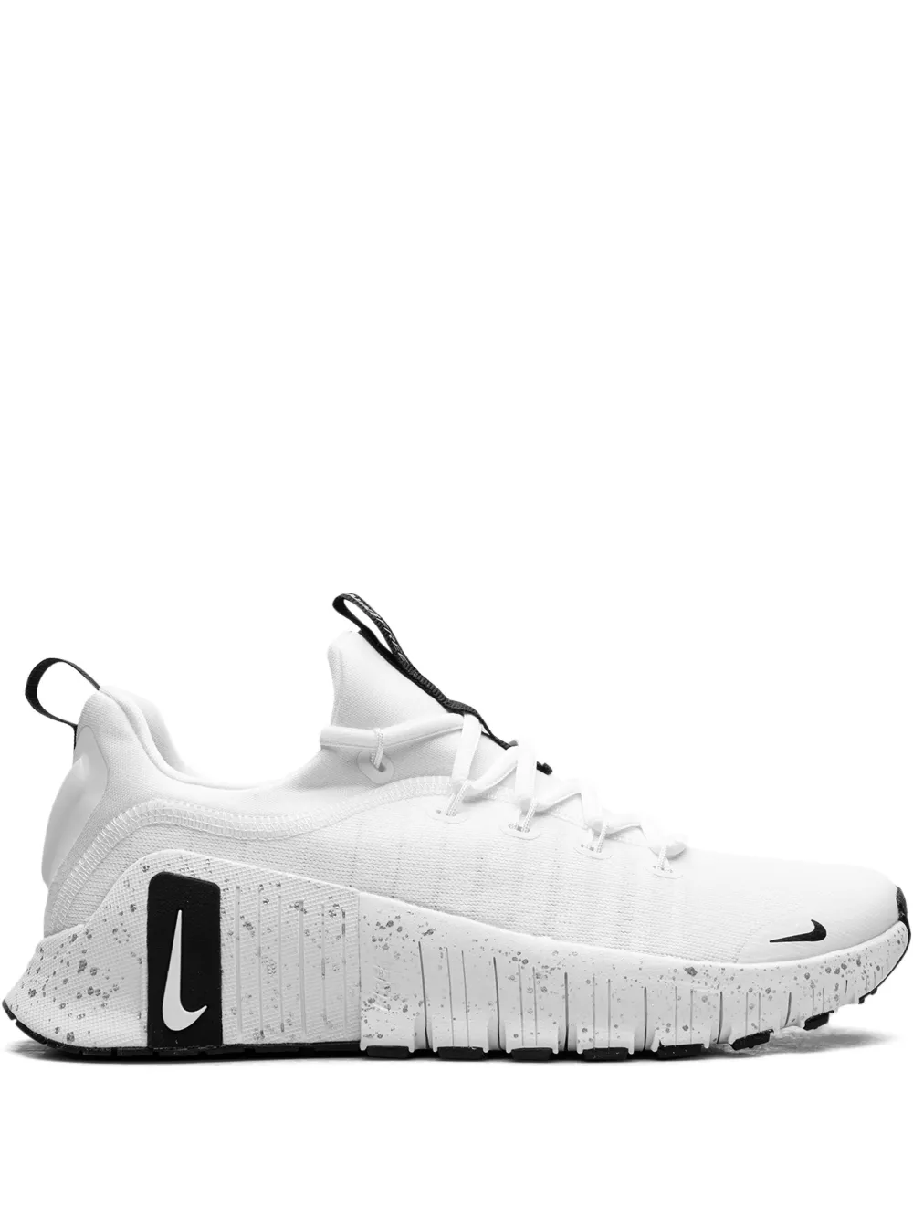 Nike Free Metcon 6 "White Metallic Silver Light Smoke Grey Black" sneakers