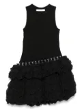 Rokh Broken mini dress - Black