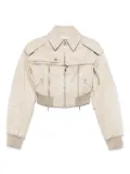 Rokh Broken bomber jacket - Neutrals