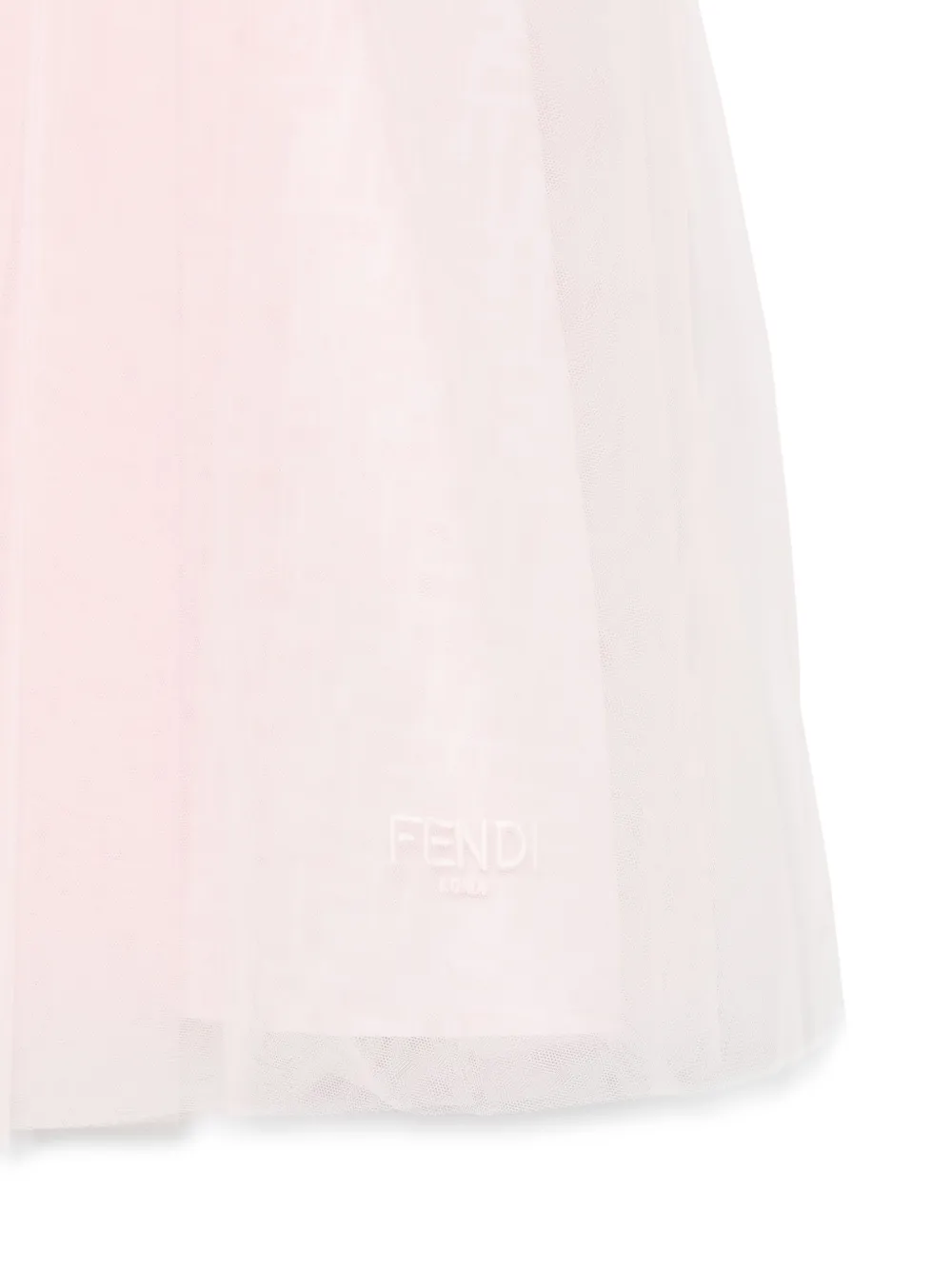 Fendi Kids Tulen jurk Roze