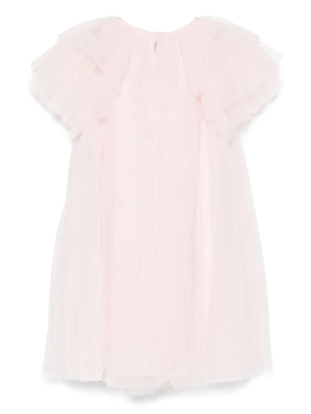 Fendi Kids Tulen jurk Roze