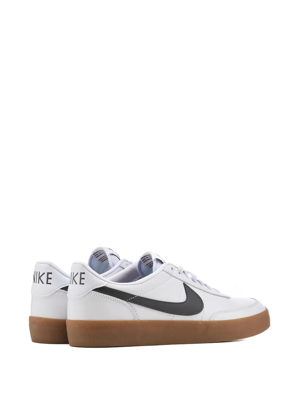 Nike Sneakers met leren vlakken en gum zool Wit