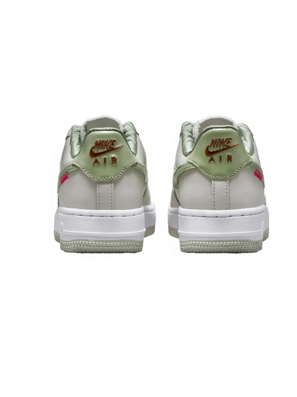 Nike Kids Air Force 1 Low "Year of the Snake Sail White Light Bone Olive Aura" sneakers
