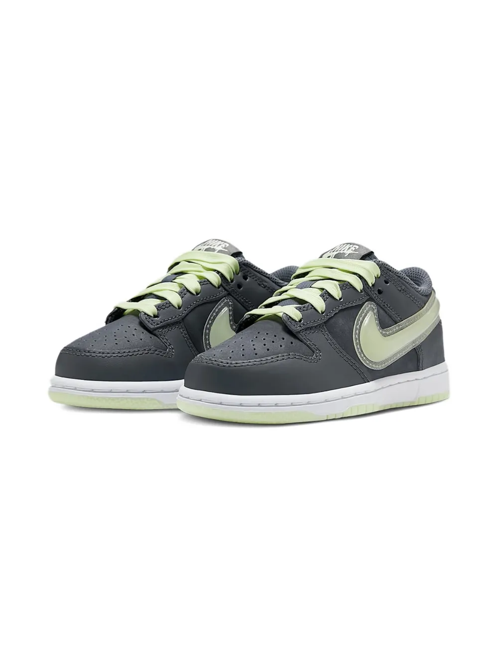 Nike Kids swoosh low sneakers Grey
