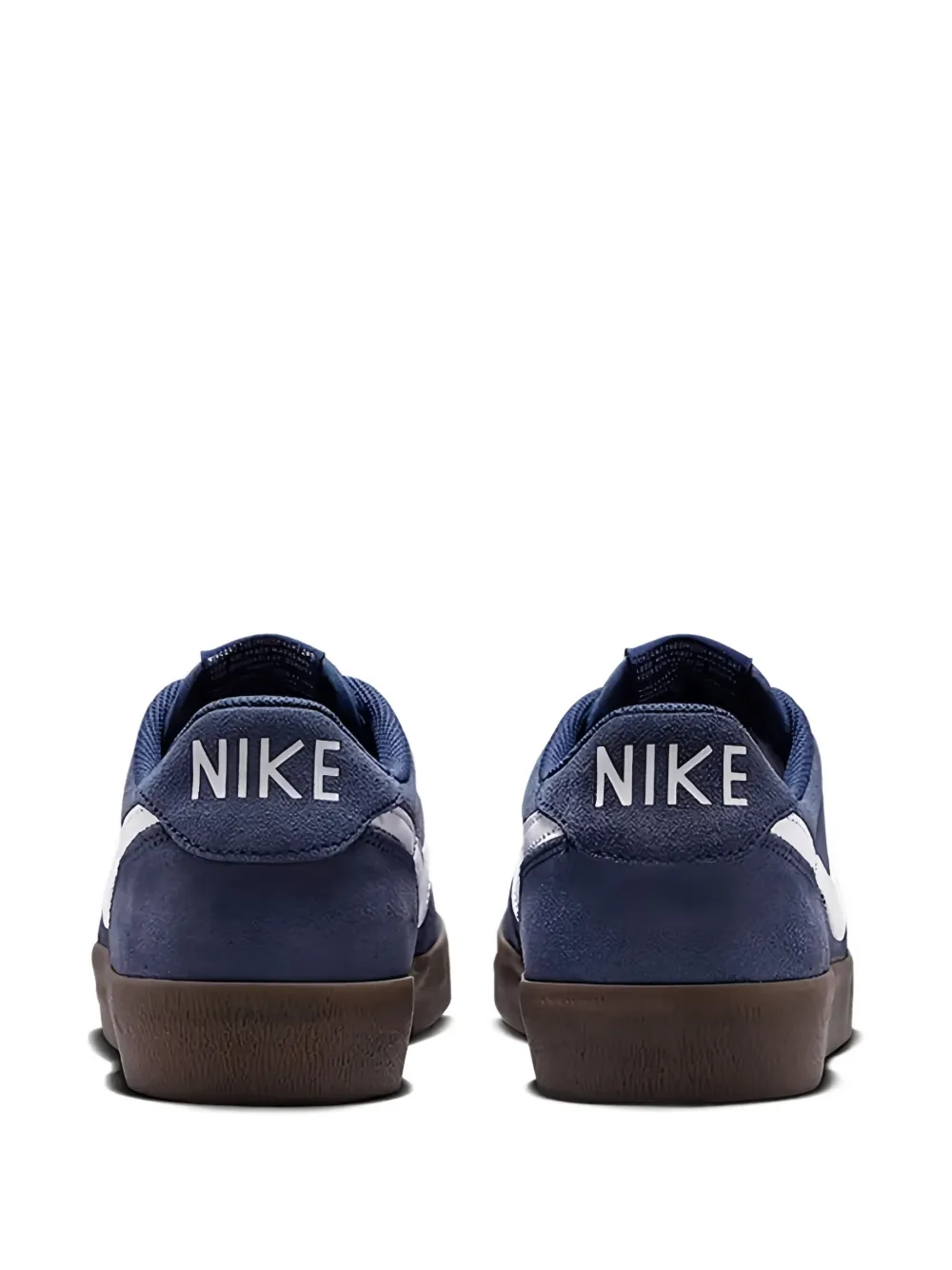 Nike suede leather trainers Blue