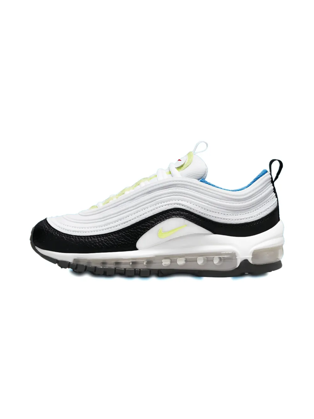 Nike Kids Air Max 97 "Velcro Patch - White/Summit White/Black/Light Nike Kids Air Max 97 "Velcro Patch - White/Summit White/Black/Light