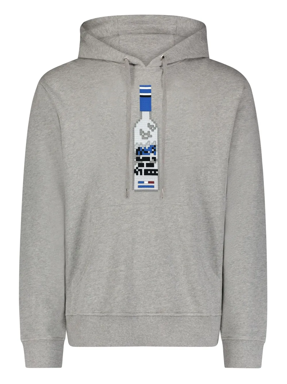 Mostly Heard Rarely Seen 8-bit Grey Bird Hoodie In Gray