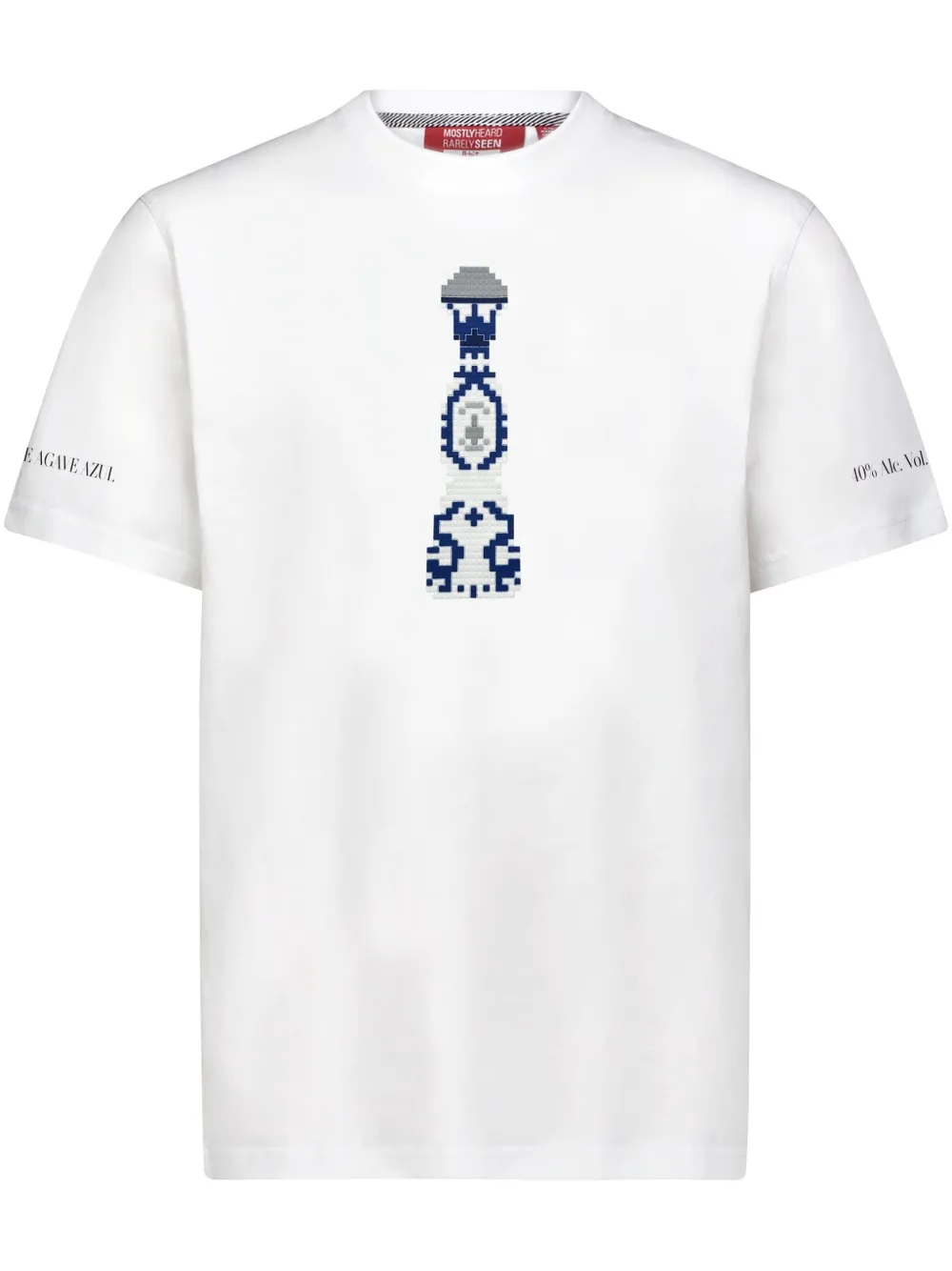 Mostly Heard Rarely Seen 8-Bit playera con estampado gráfico | blanco | Image 1