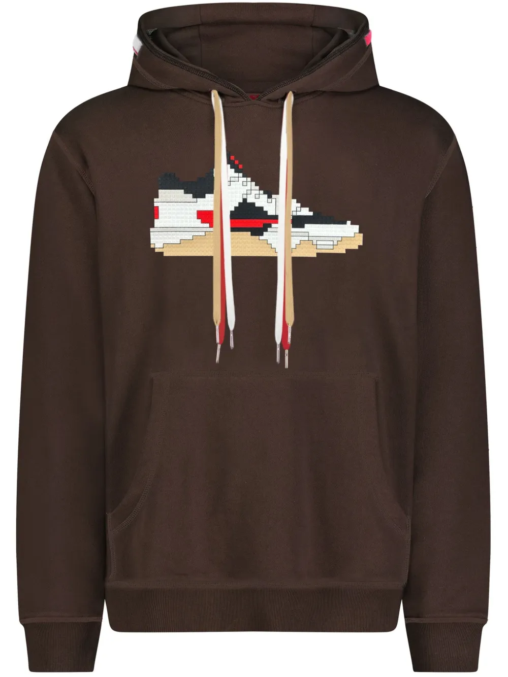Mostly Heard Rarely Seen 8-Bit Scott hoodie | Brown | Image 1