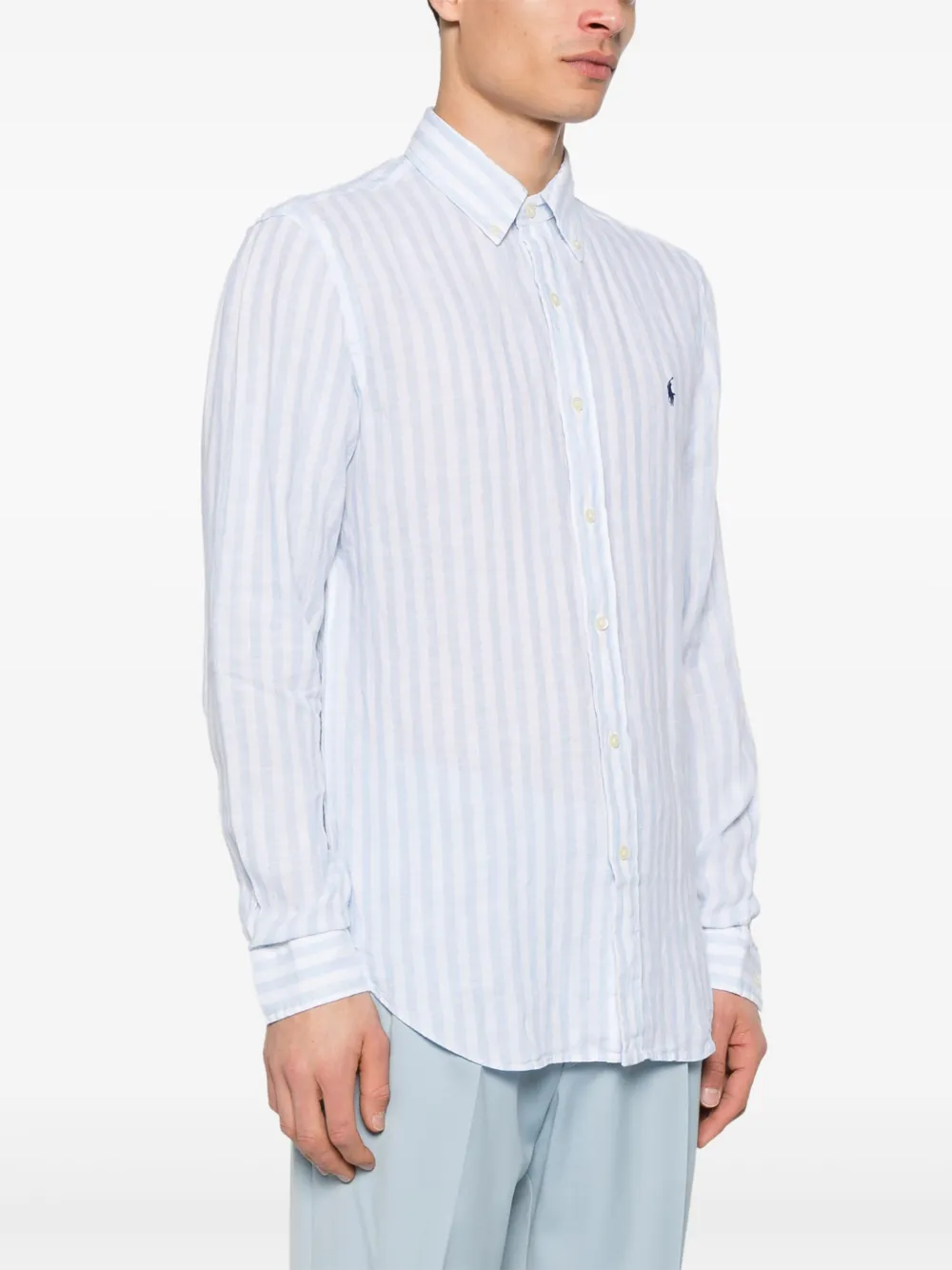 Polo Ralph Lauren Gestreept overhemd Blauw
