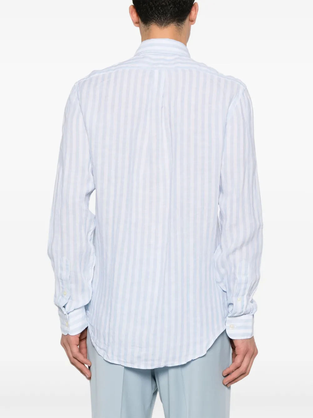 Polo Ralph Lauren Gestreept overhemd Blauw