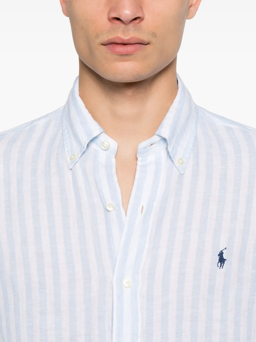 Polo Ralph Lauren Gestreept overhemd Blauw