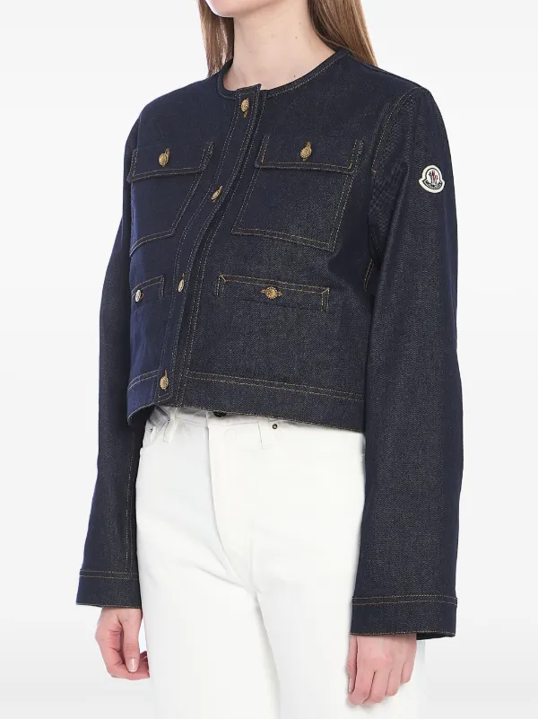 ★【MONCLER】Giacca in denim Tencin★デニムジャケット Tencin denim jacket in blue - Moncler | Mytheresa