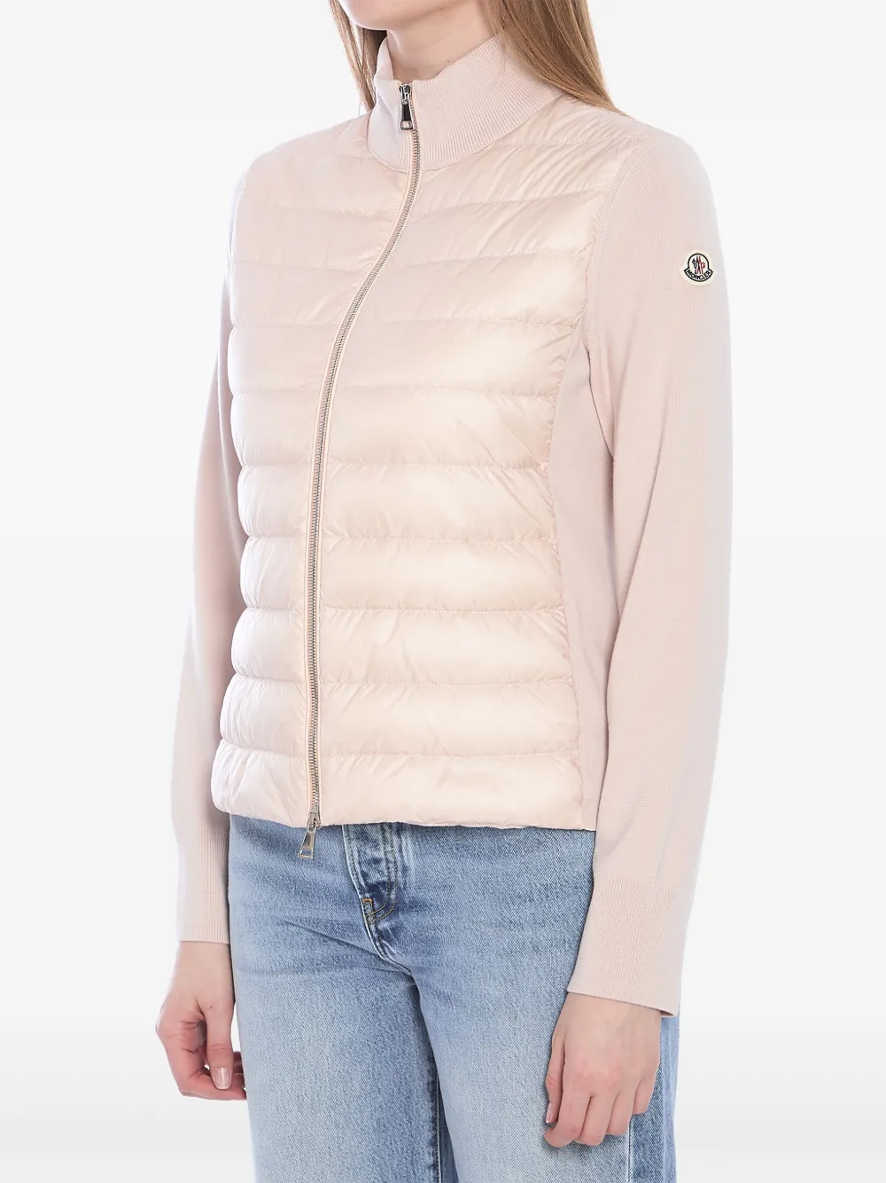 Moncler Tricot puffer jacket - Beige