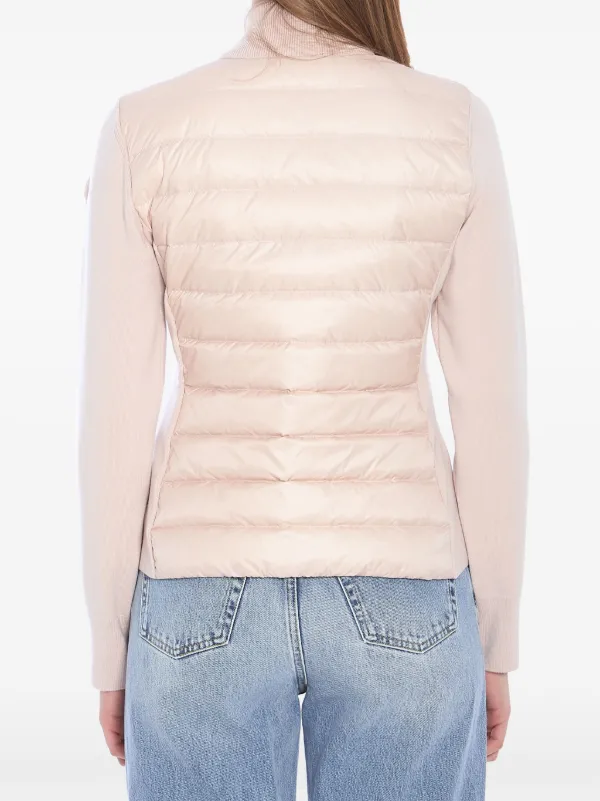 Moncler Tricot Puffer Jacket | Neutrals | FARFETCH
