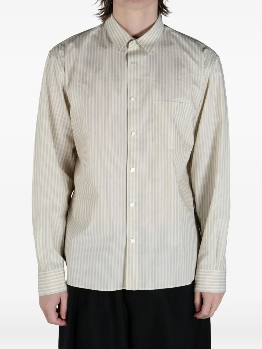 The Row striped shirt - Beige