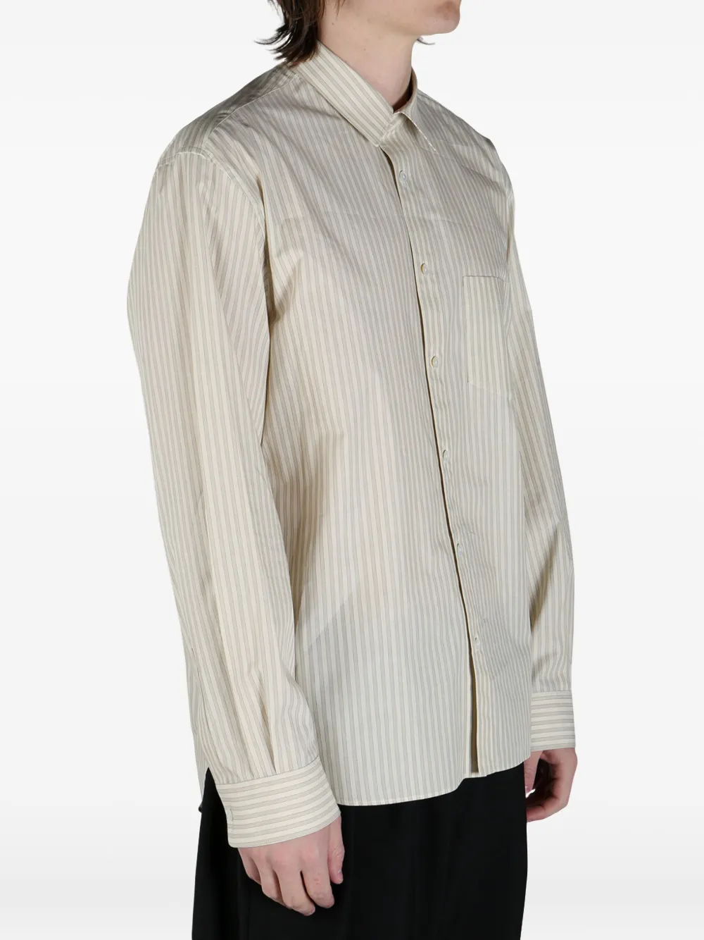 The Row striped shirt Beige