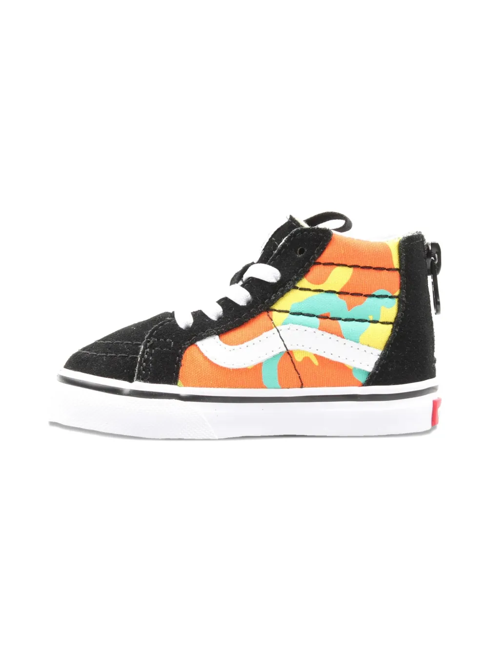 Vans Kids Sk8-Hi Zip TD "Camo Blazing Yellow" trainers Black