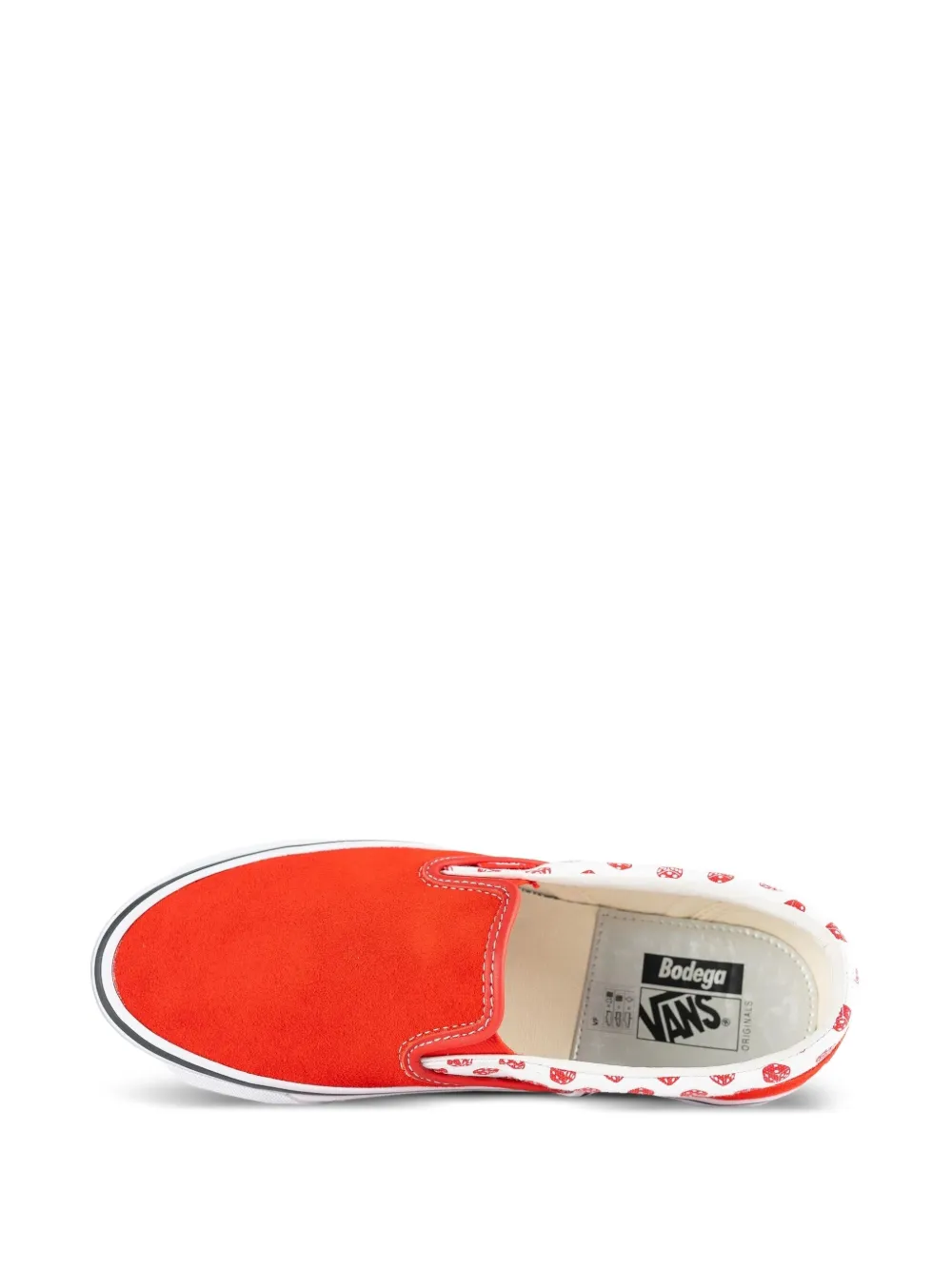 Vans Bodega BMX "Red White" sneakers Rood