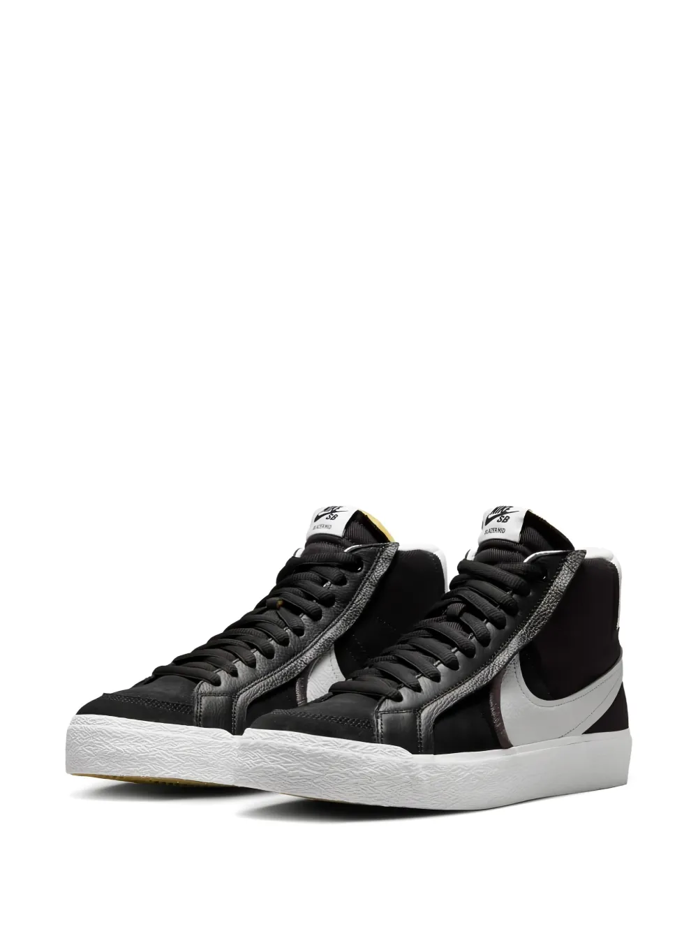 Nike SB Zoom Blazer Mid Premium Plus "Black White" sneakers Zwart