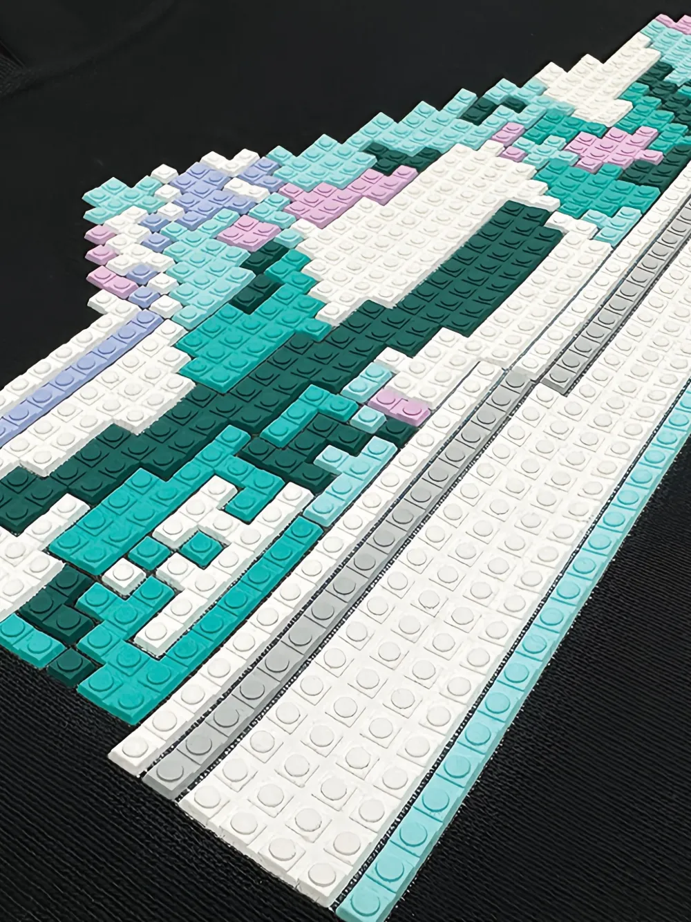 Mostly Heard Rarely Seen 8-Bit Watercolor hoodie Zwart