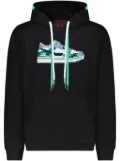 Mostly Heard Rarely Seen 8-Bit Watercolor hoodie - Black