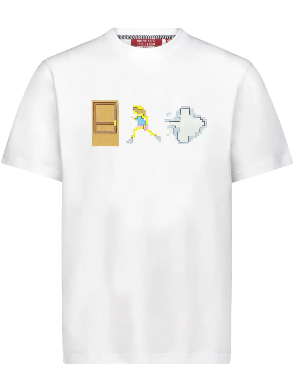 Mostly Heard Rarely Seen 8-Bit Gonna Run t-shirt | White | Image 1