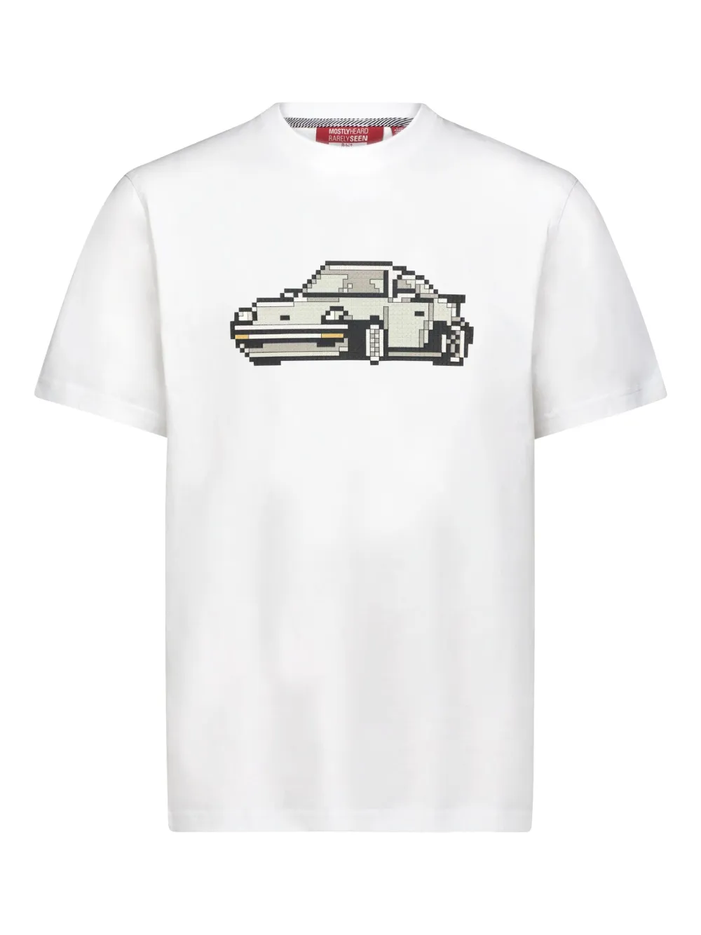 Mostly Heard Rarely Seen 8-Bit T-shirt met grafische print Wit