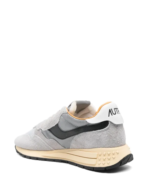 Autry Reelwind Low “Sand Cracked Leather And Nylon” スニーカー 