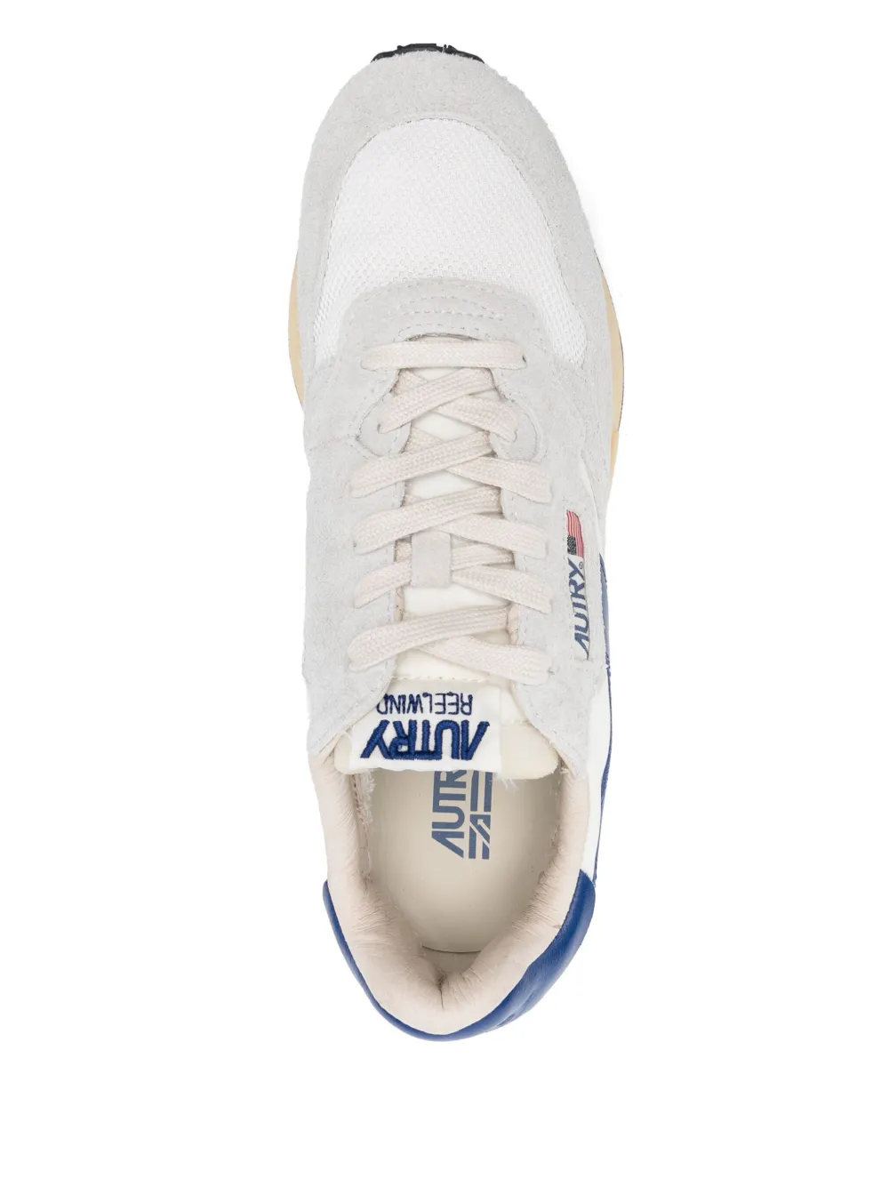 Autry Running Reelwind Low "White Royal Blue"