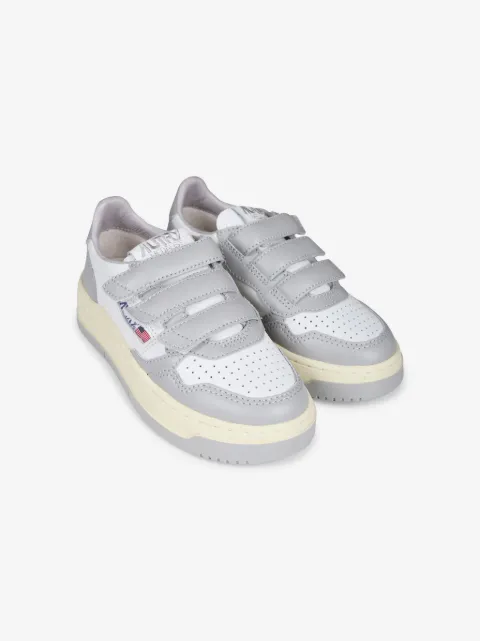 Autry Kids Kidstripes Low "White / Light Grey" sneakers