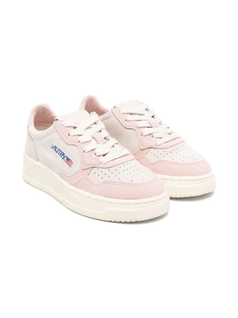 Autry Kids Medalist Low "White/Pink" sneakers
