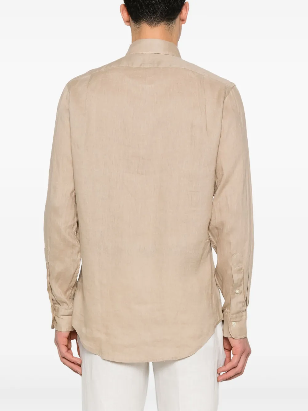 Polo Ralph Lauren Linnen overhemd Bruin